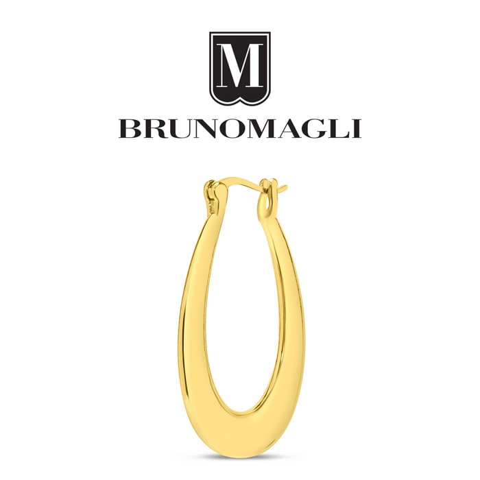 Bruno Magli Perla Gold Hoop Earrings