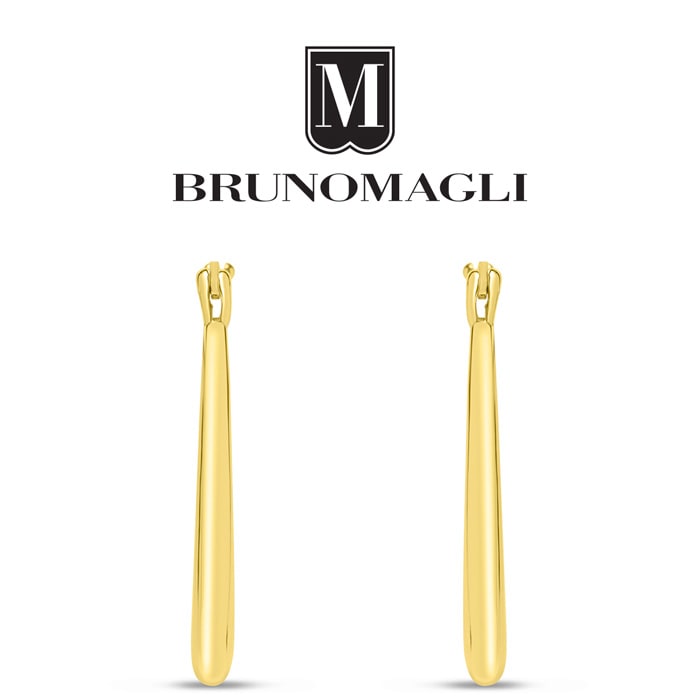 Bruno Magli Perla Gold Hoop Earrings