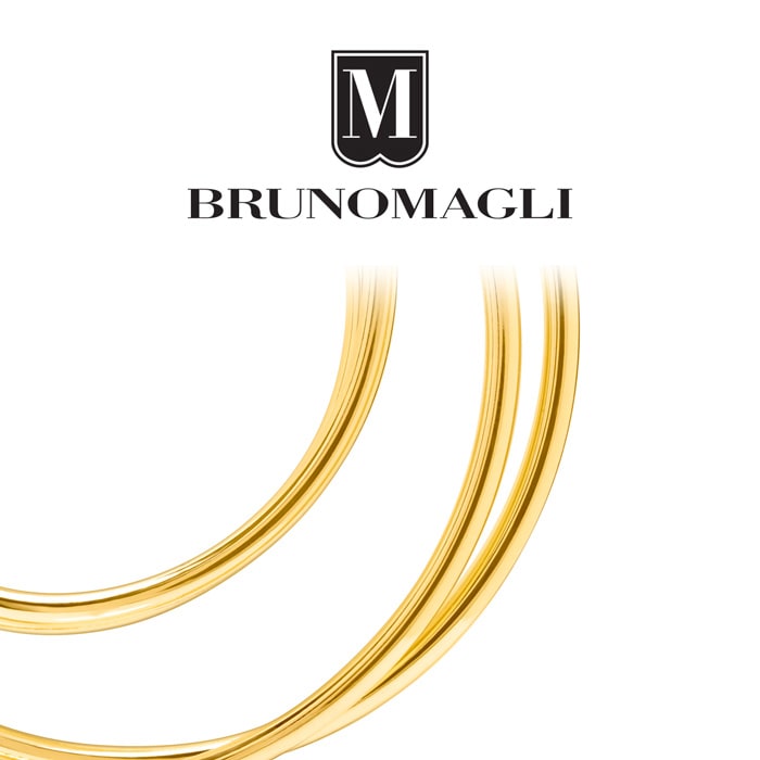 Bruno Magli Lucia Gold Hoop Earrings