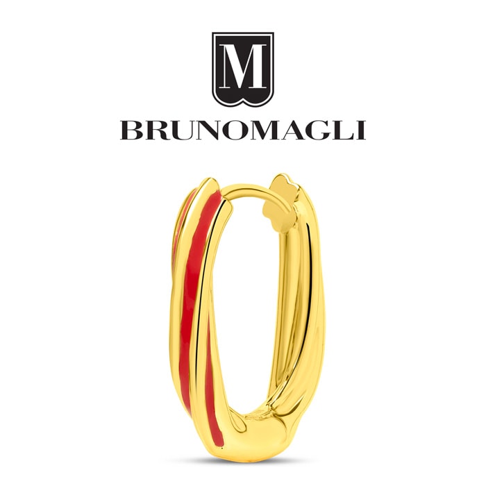 Bruno Magli Serena Gold Hoop Earrings, Rossa