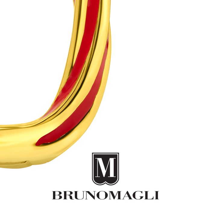Bruno Magli Serena Gold Hoop Earrings, Rossa