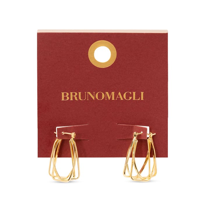 Bruno Magli Vittoria Gold Hoop Earrings