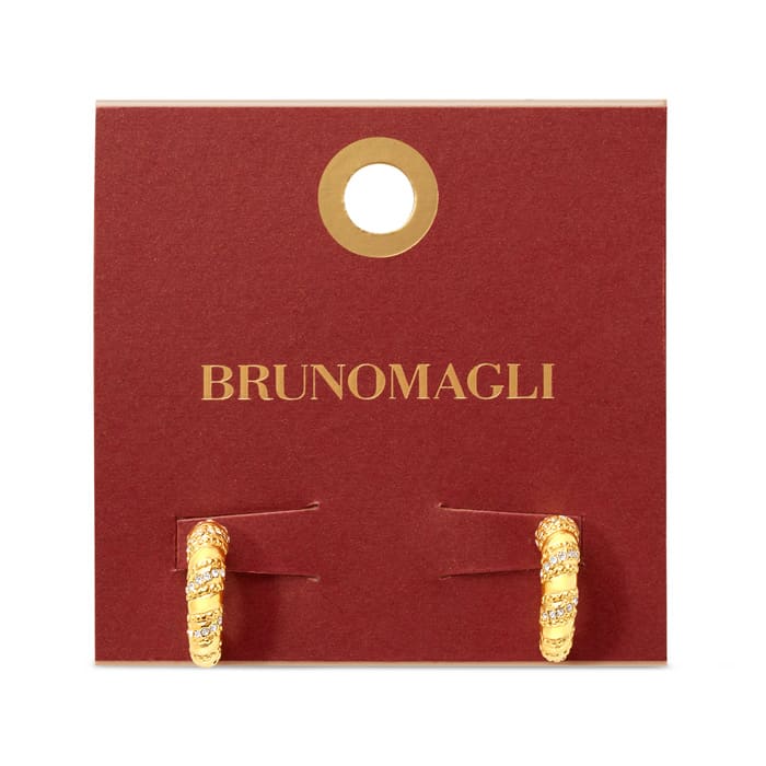 Bruno Magli Giorgia Gold Hoop Earrings