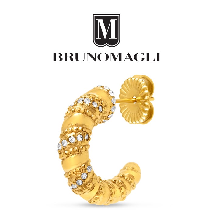 Bruno Magli Giorgia Gold Hoop Earrings