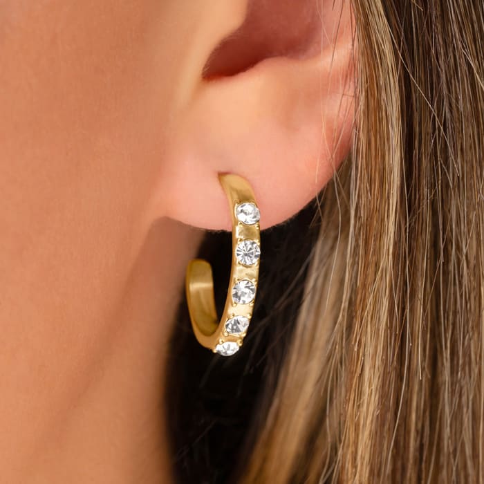 Bruno Magli Martina Gold Hoop Earrings