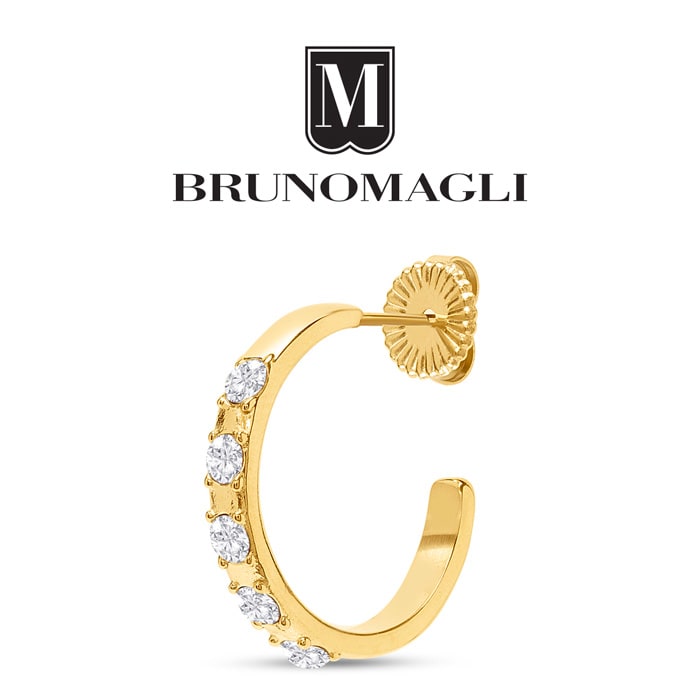 Bruno Magli Martina Gold Hoop Earrings
