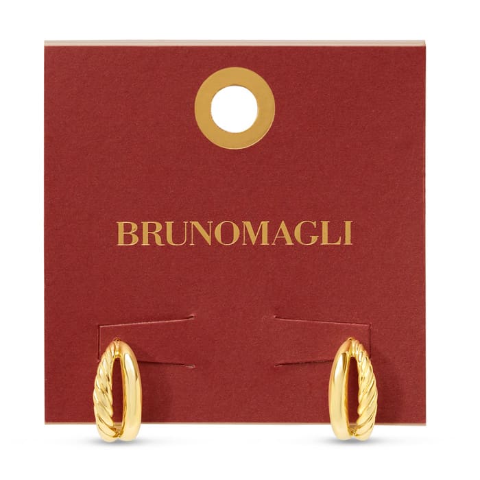 Bruno Magli Azzurra Gold Hoop Earrings