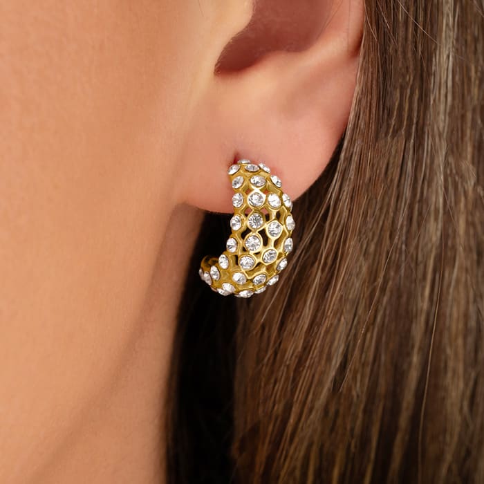 Bruno Magli Constanza Gold Hoop Earrings