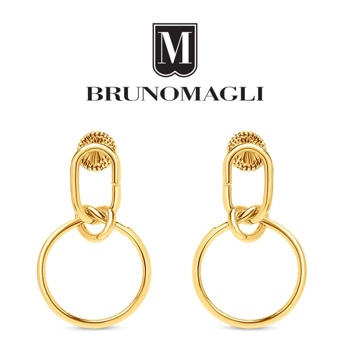 Bruno Magli Elettra Gold Dangle Earrings