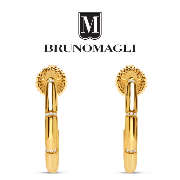 Bruno Magli Romola Gold Hoop Earrings