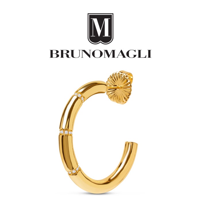 Bruno Magli Romola Gold Hoop Earrings