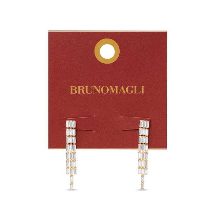 Bruno Magli Gabriella Gold Earrings, Diamante