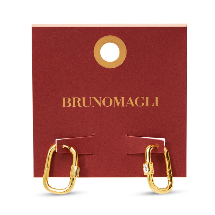 Bruno Magli Daniela Gold Earrings, Diamante