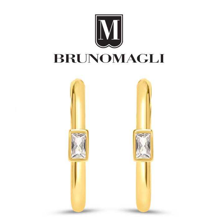 Bruno Magli Daniela Gold Earrings, Diamante