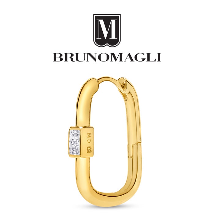 Bruno Magli Daniela Gold Earrings, Diamante