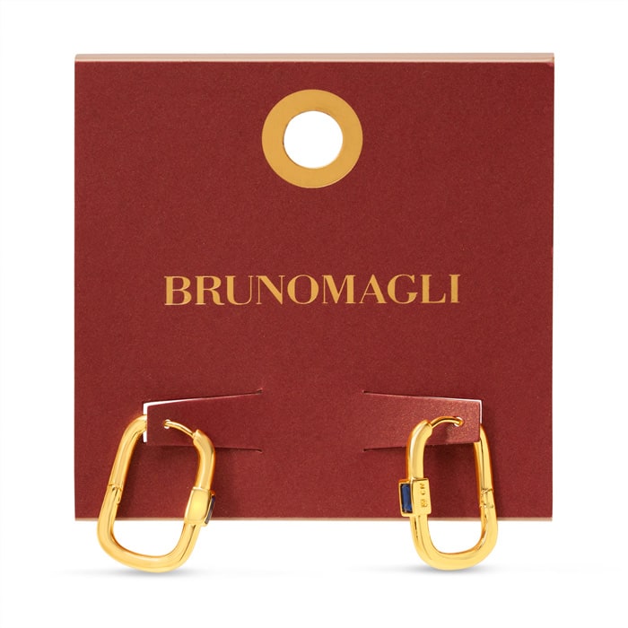 Bruno Magli Daniela Gold Earrings, Zaffiro