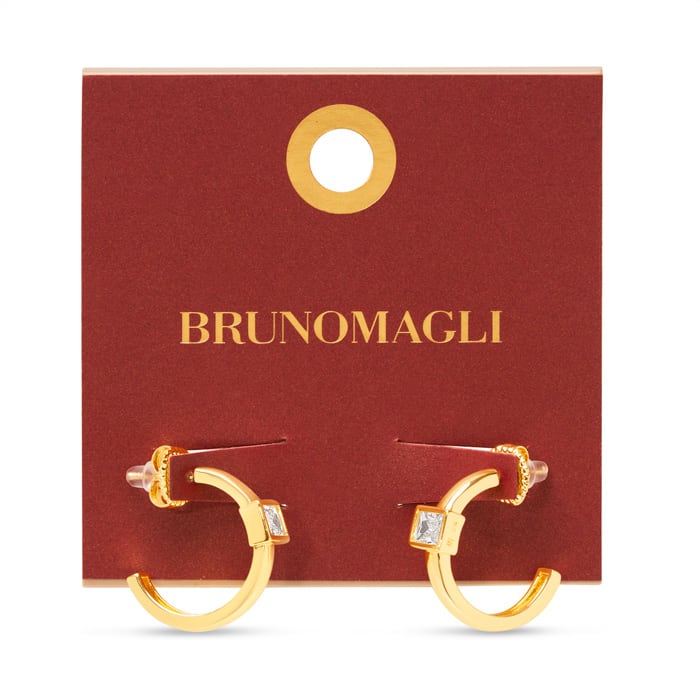 Bruno Magli Felecia Gold Earrings, Diamante