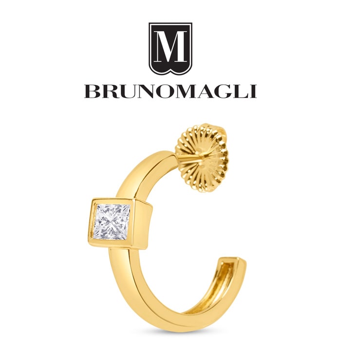 Bruno Magli Felecia Gold Earrings, Diamante