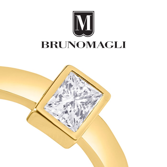 Bruno Magli Felecia Gold Earrings, Diamante