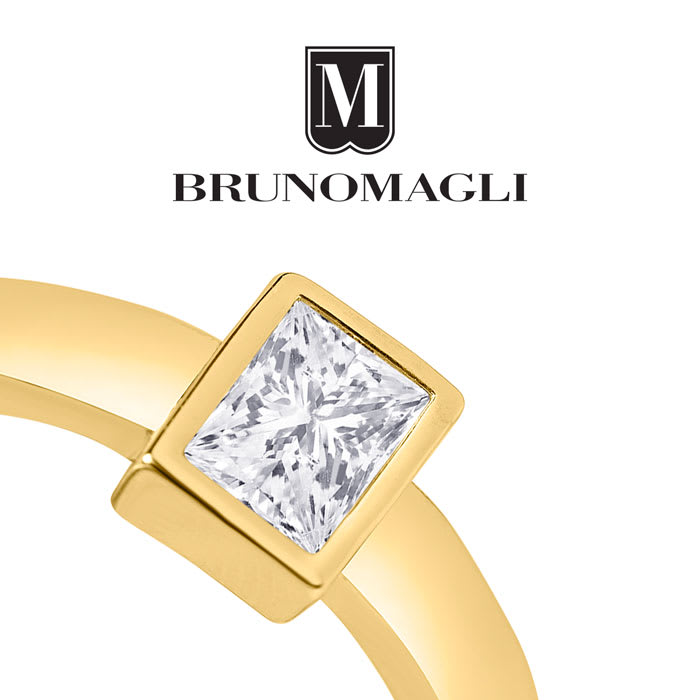 Bruno Magli Felecia Gold Earrings, Diamante