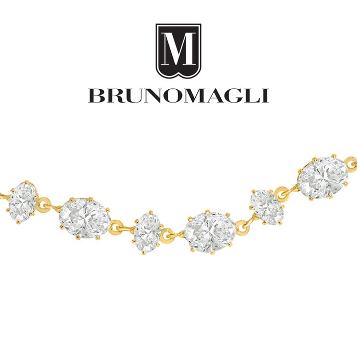 Bruno Magli Michela Gold Bracelet, Diamante