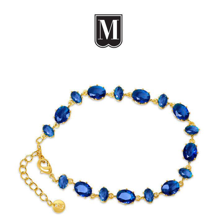 Bruno Magli Michela Gold Bracelet, Zaffiro