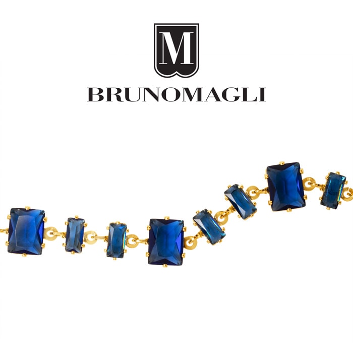 Bruno Magli Pasqualina Gold Bracelet, Zaffiro