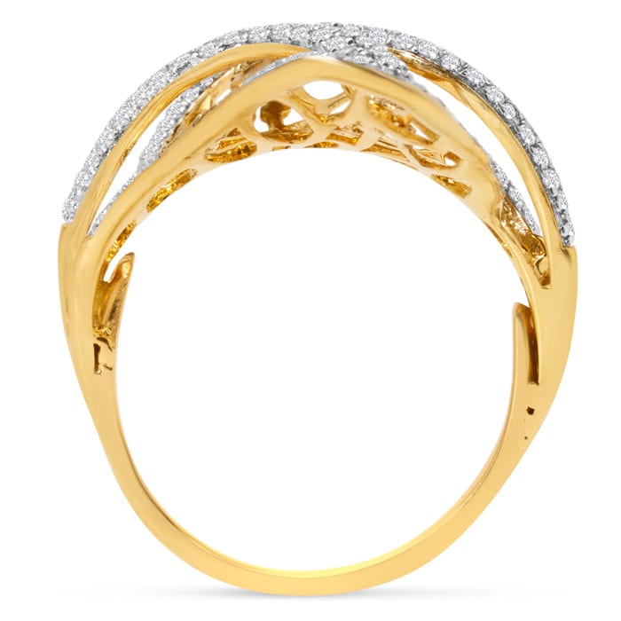 Estate Jewelry 1 Carat Natural Diamond Cluster Vintage Ring, Size 7