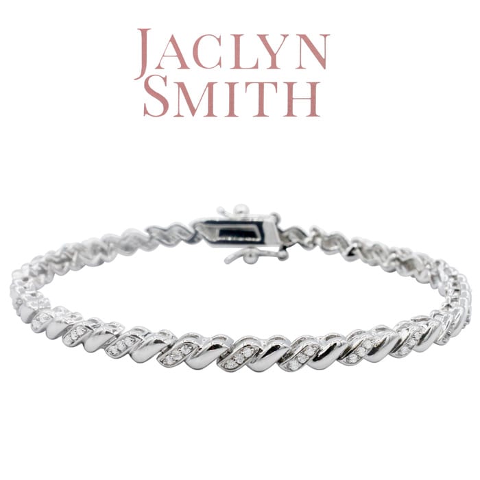 Jaclyn Smith 1 Carat Moissanite Bracelet, 7 Inches
