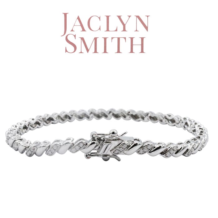 Jaclyn Smith 1 Carat Moissanite Bracelet, 7 Inches