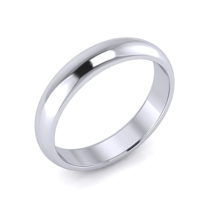 Estate Jewelry 925 Sterling Silver 4MM Wedding Band