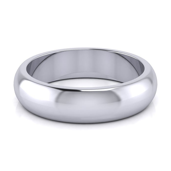 Estate Jewelry 925 Sterling Silver 5MM Wedding Band, Size 9