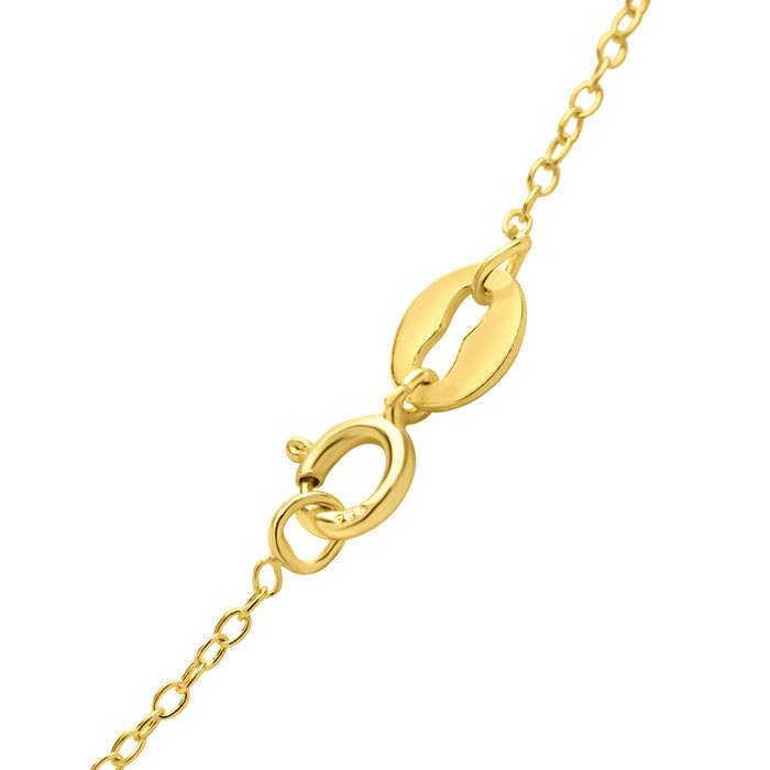 Estate Jewelry Black Hills Style Rose Necklace In 10 Karat Yellow & Rose Gold, 18 Inches