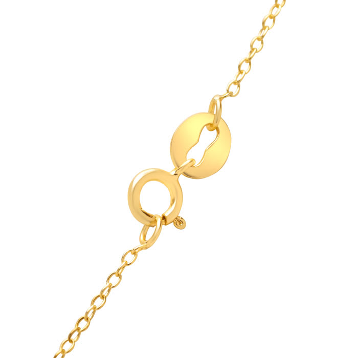 Estate Jewelry One Inch Anchor Pendant Charm In 14 Karat Yellow Gold