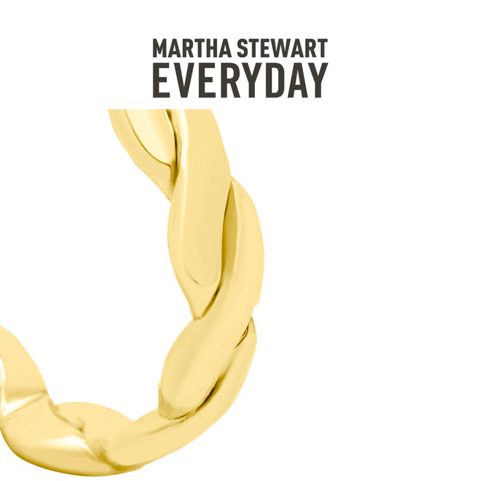 Martha Stewart Everyday Preppy Hoop Earrings In Gold