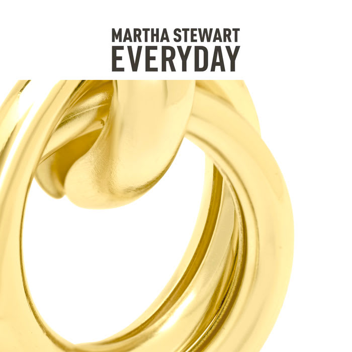 Martha Stewart Everyday City Drop Earrings In Gold
