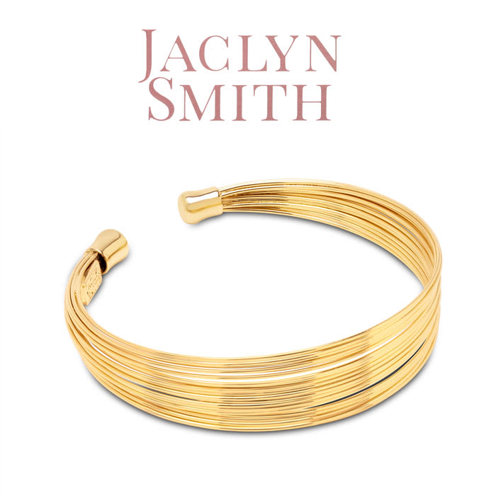 Jaclyn Smith Gold Cuff Bracelet