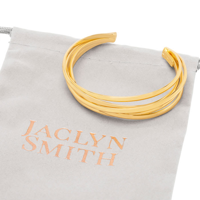 Jaclyn Smith Classic Gold Cuff Bracelet