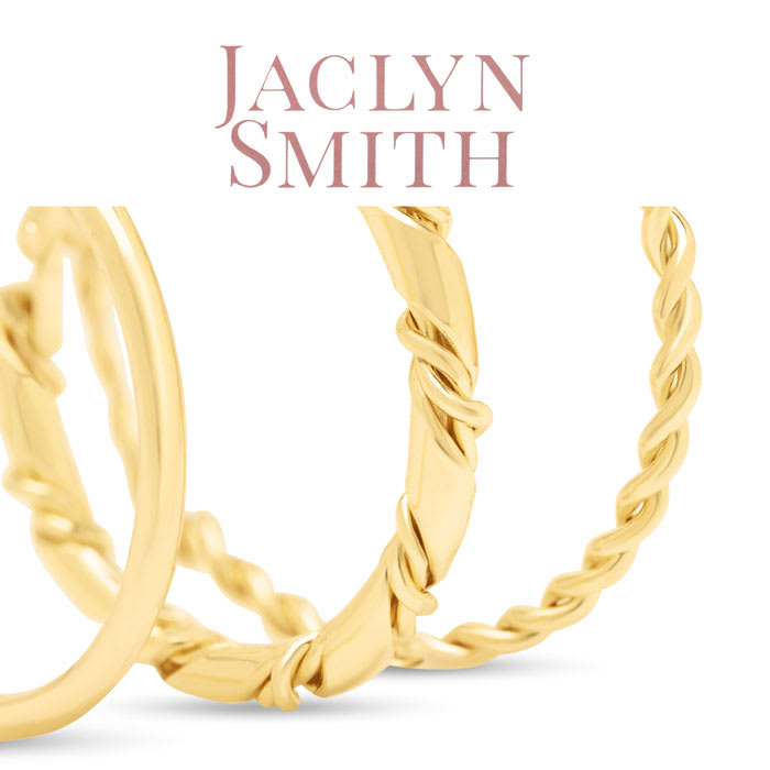 Jaclyn Smith Classic Gold Hoop Earrings Set of 3