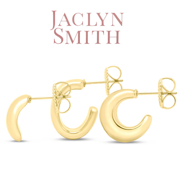 Jaclyn Smith Petite Gold Hoop Earrings Set of 3