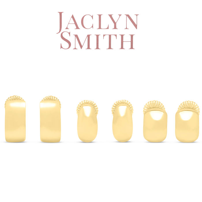 Jaclyn Smith Petite Gold Hoop Earrings Set of 3