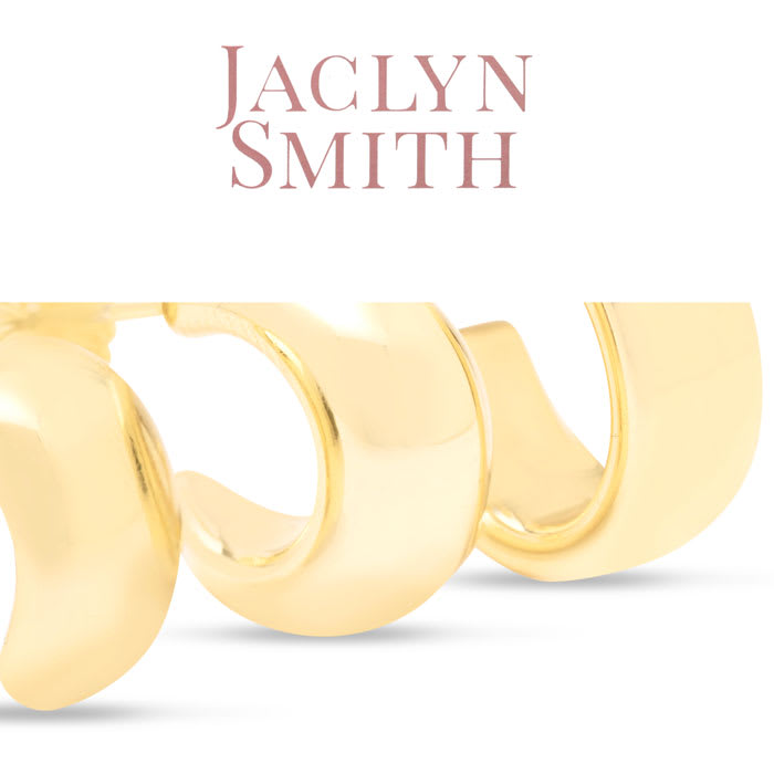 Jaclyn Smith Petite Gold Hoop Earrings Set of 3