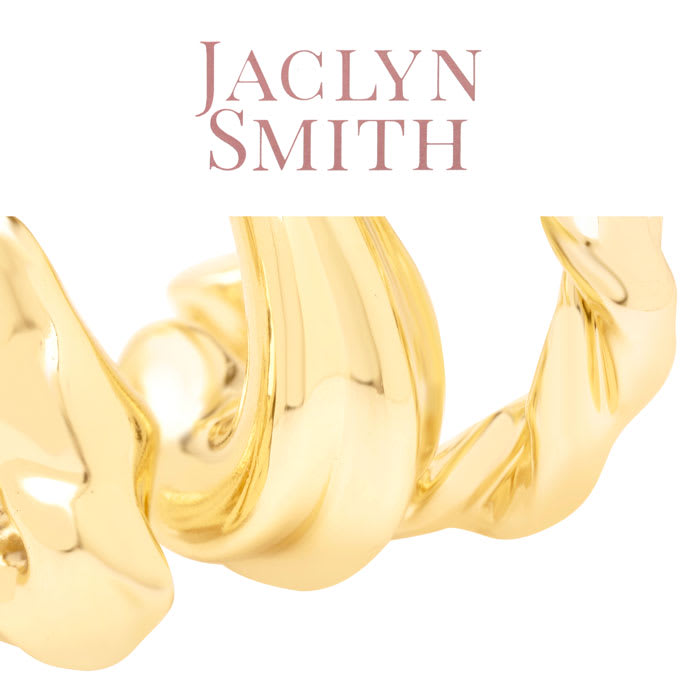 Jaclyn Smith Bold Gold Hoop Earrings Set of 3