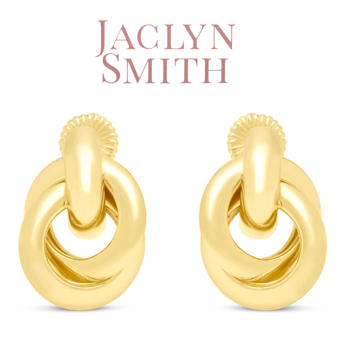 Jaclyn Smith Elegant Drop Earrings In Gold