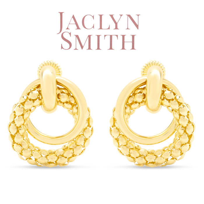Jaclyn Smith Refined Drop Earrings In Gold
