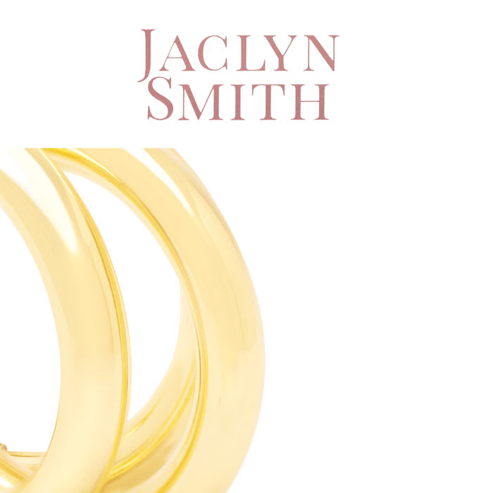 Jaclyn Smith Tri Hoop Earrings In Gold