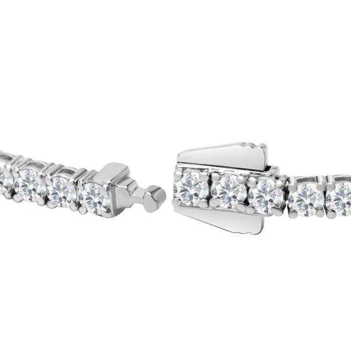 3 Carat Lab Grown Diamond Tennis Bracelet In Sterling Silver, 7 Inches