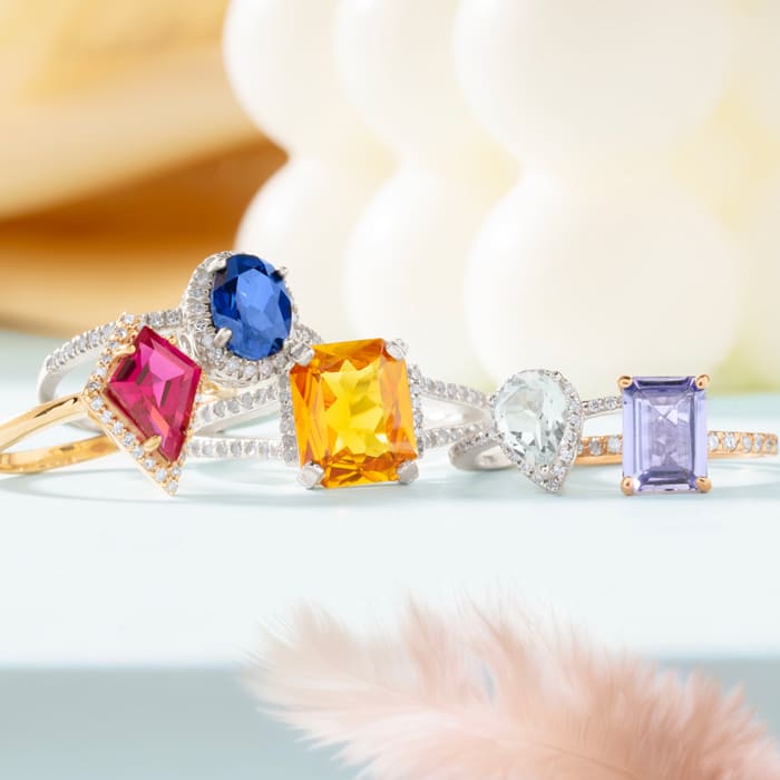 Estate Jewelry 1-1/2 Carat Oval Shape Created Sapphire and Halo Diamond Ring In Sterling Silver, Size 5