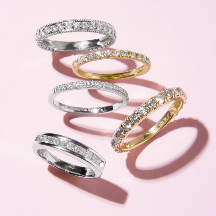 Moissanite Engagement Ring; 1/4 Carat Moissanite Pave Wedding Band In Sterling Silver. Extremely High Quality!