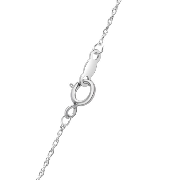 1 Carat Diamond Gothic Cross Necklace In Sterling Silver, 18 Inches